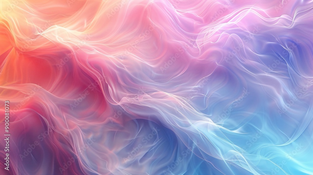Abstract Swirling Pastel Hues Abstract Swirling Pastel Hues