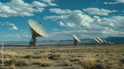 Very large array satellite dish