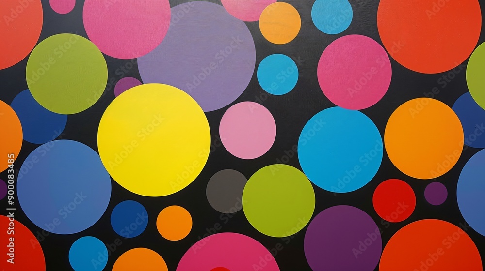 Colorful Circle Abstract Art Colorful Circle Abstract Art