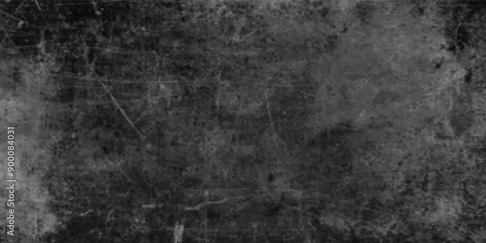 Naklejka premium Gray textured concrete wall background. vector