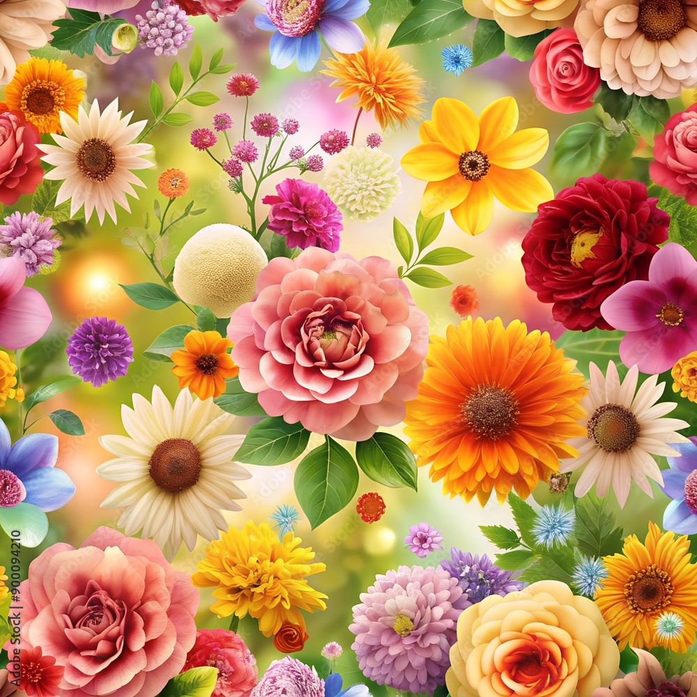 background of colorful flowers background of colorful flowers