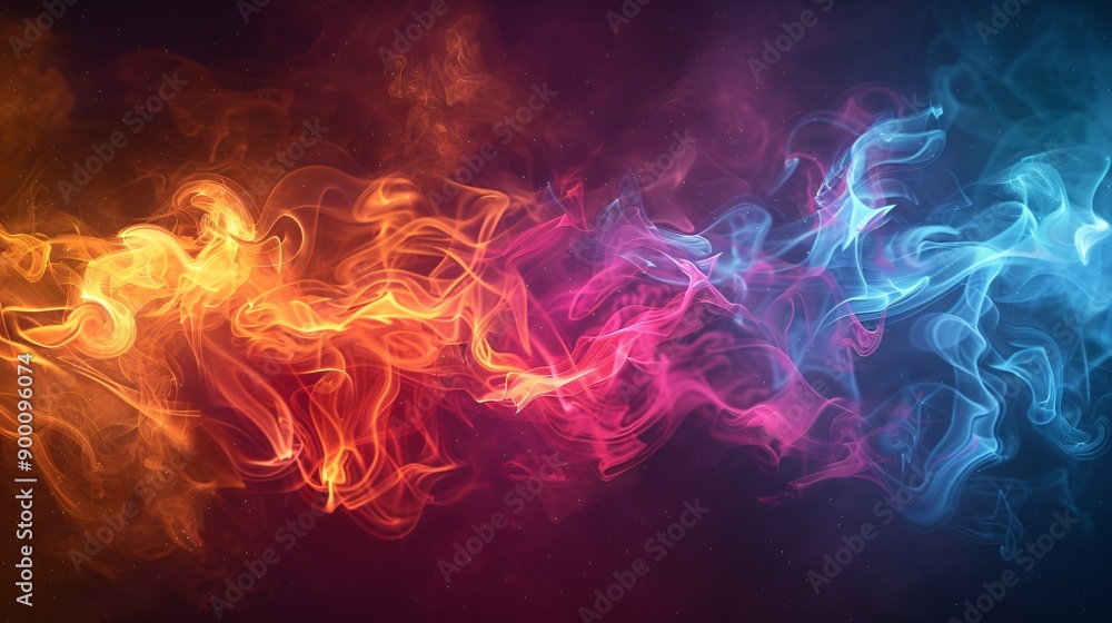 Abstract Fire and Smoke Abstract Fire and Smoke