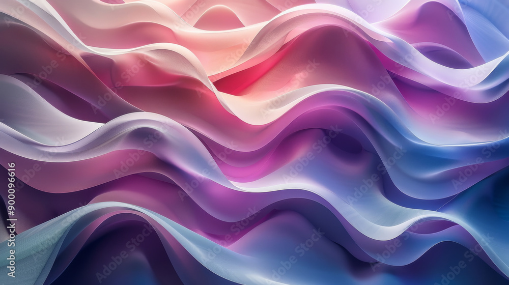 Abstract wavy gradient pattern of pink, purple Abstract wavy gradient pattern of pink, purple