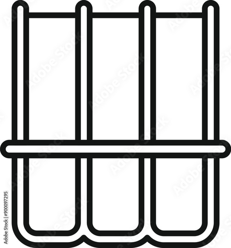 Line drawing of a window with three glass sections being renovated