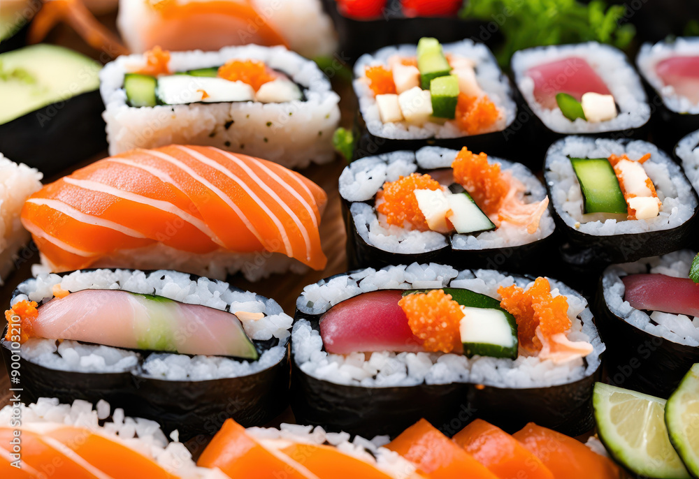 sushi on a plate sushi on a plate