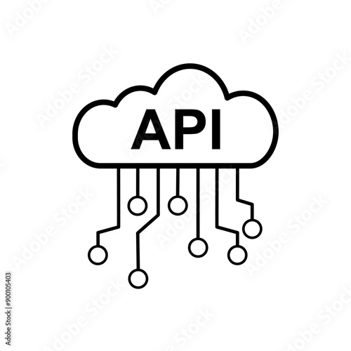 Cloud API Software Integration Icon