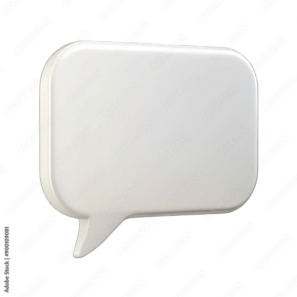 Blank white speech bubble isolated on transparent background Blank white speech bubble isolated on transparent background