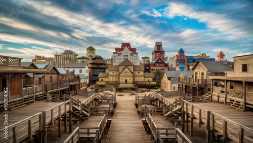 Journey Through the Old West: A Nostalgic Western Town