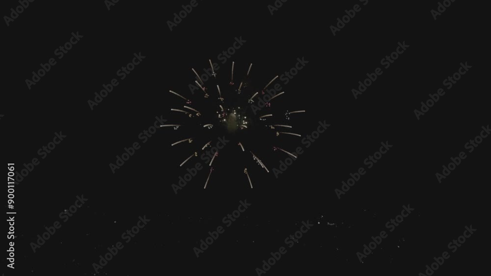 Slow motion fireworks illuminating night sky at japanese summer (Hanabi) festival. LOG Footage. F-Log2, 24P, MOVH.265 All-I 4:2:2 10bit 360Mbps. Slow motion fireworks illuminating night sky at japanese summer (Hanabi) festival. LOG Footage. F-Log2, 24P, MOVH.265 All-I 4:2:2 10bit 360Mbps.