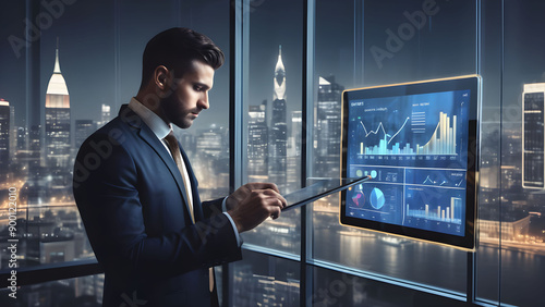 business, computer, leute, technik, business-man, bildschirm, cyberspace, digital, büro, auffassung, frau, kommunikation, fernsehapparat, erfolg, arzt, fernsehen, web, hand, beaufsichtigen, media, 