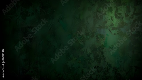 Abstract dark green wall background, Green grunge wall texture wallpaper 