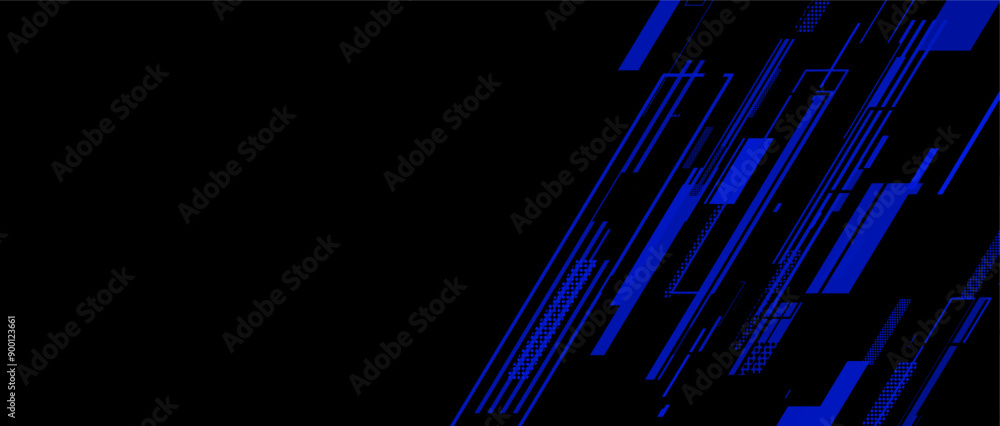 simple abstract blue tech with lines on black background simple abstract blue tech with lines on black background