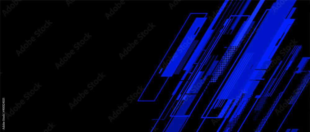 simple abstract blue tech with lines on black background simple abstract blue tech with lines on black background
