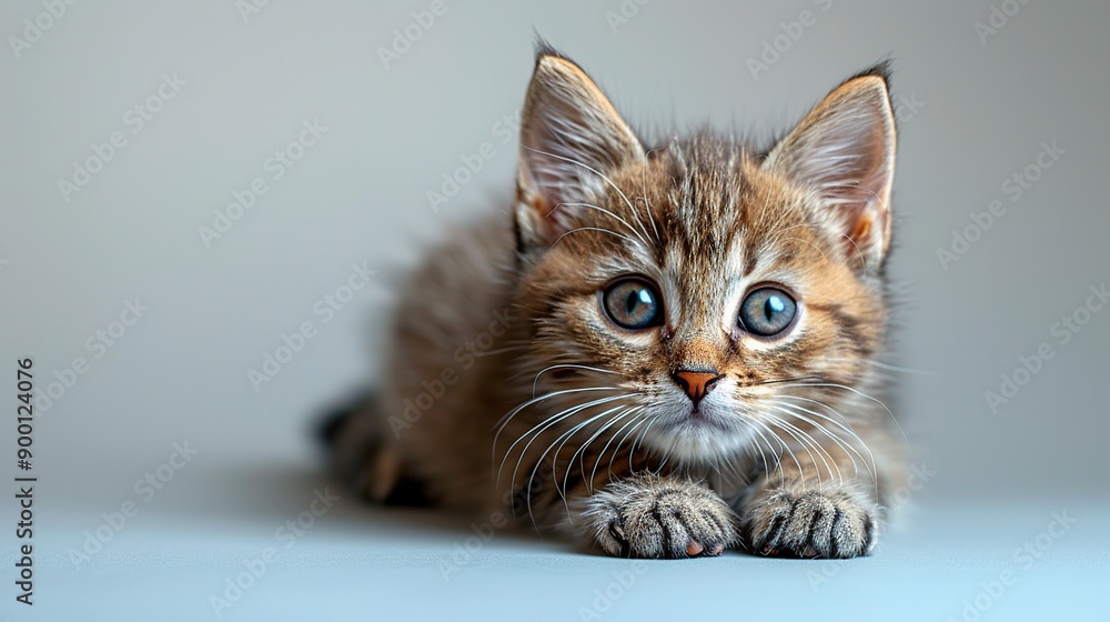 Adorable Kitten Portrait Adorable Kitten Portrait