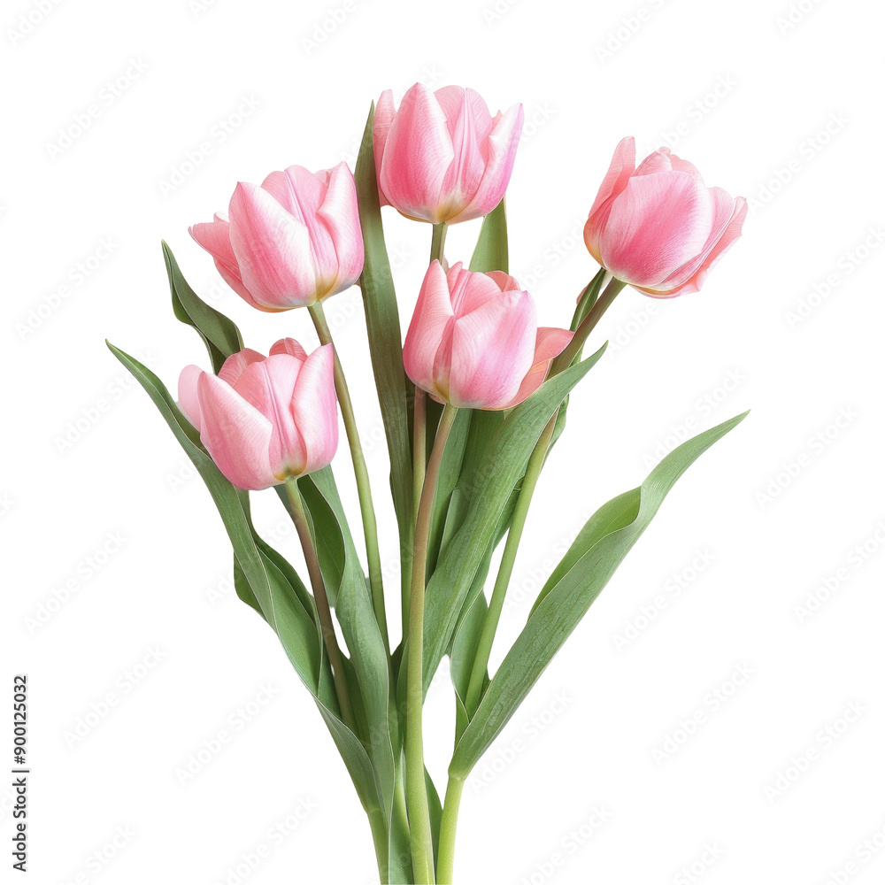 Pink Tulips in Elegant Arrangement Pink Tulips in Elegant Arrangement