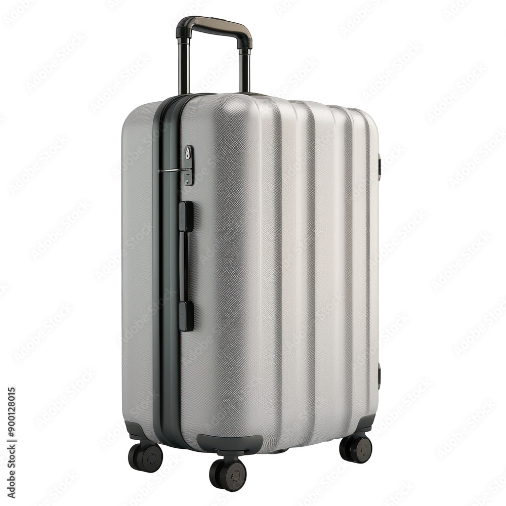 Sleek Silver Hard Shell Suitcase for Travel Sleek Silver Hard Shell Suitcase for Travel