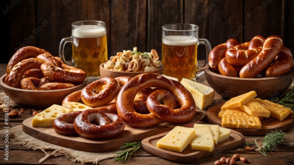 Traditional food for the German beer festival