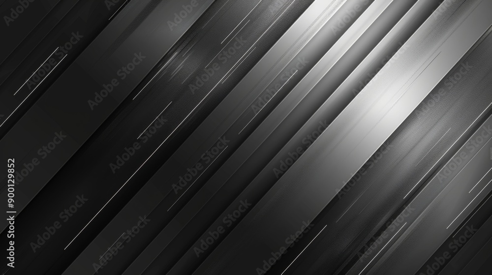 Obraz premium abstract black and silver are light gray with white the gradient is the surface with templates metal texture soft lines tech diagonal background black dark sleek clean modern