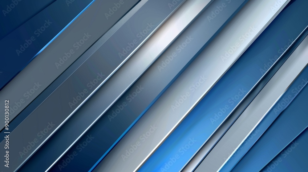 Fototapeta premium abstract blue and silver are light gray with white the gradient is the surface with templates metal texture soft lines tech diagonal background blue dark sleek clean modern