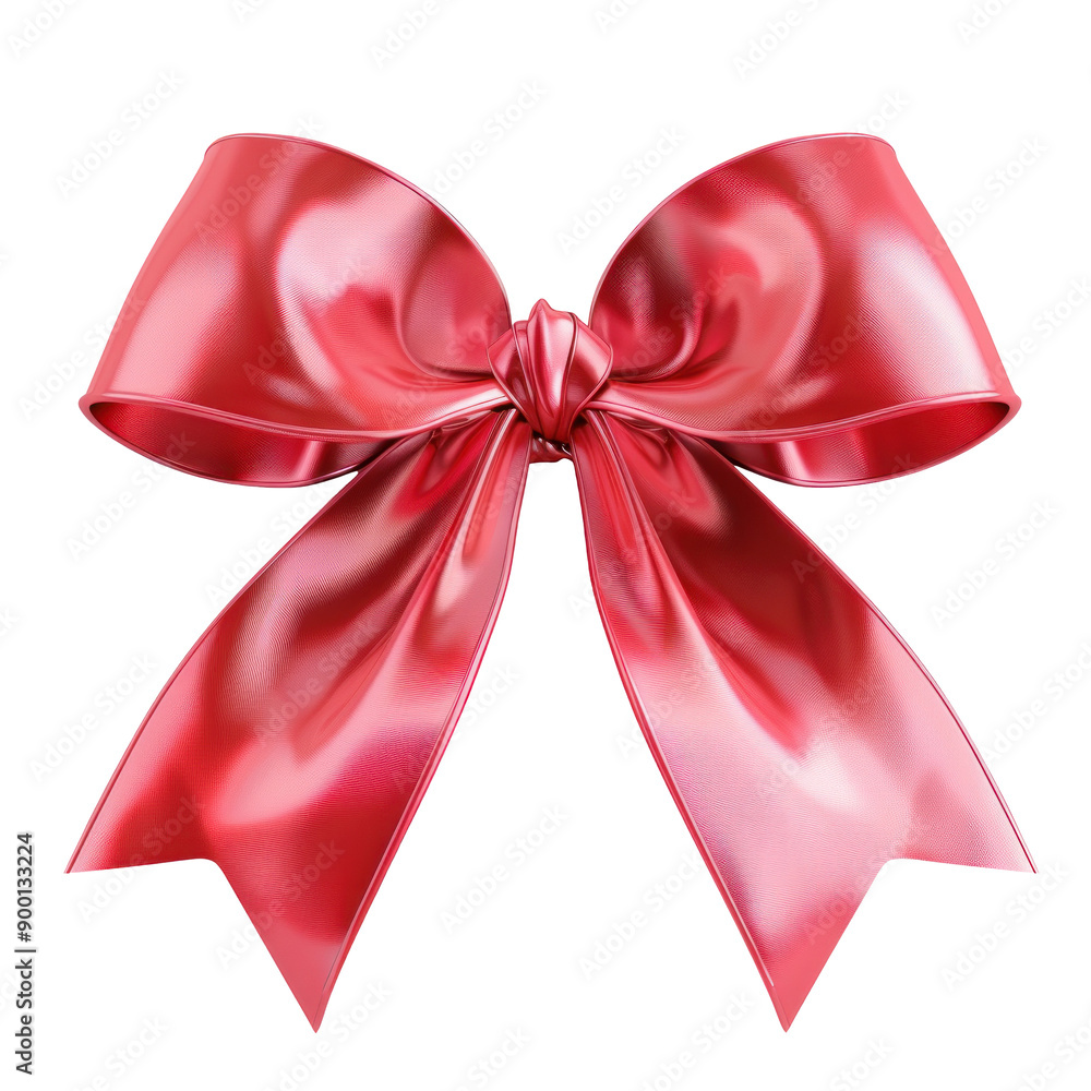 Pink bow, A product made of satin ribbon for decorating a gift. Pink bow, A product made of satin ribbon for decorating a gift.