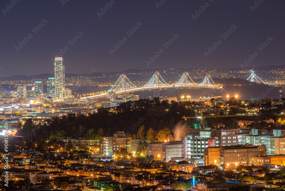 Fototapeta premium View of the city. San Francisco, CA USA