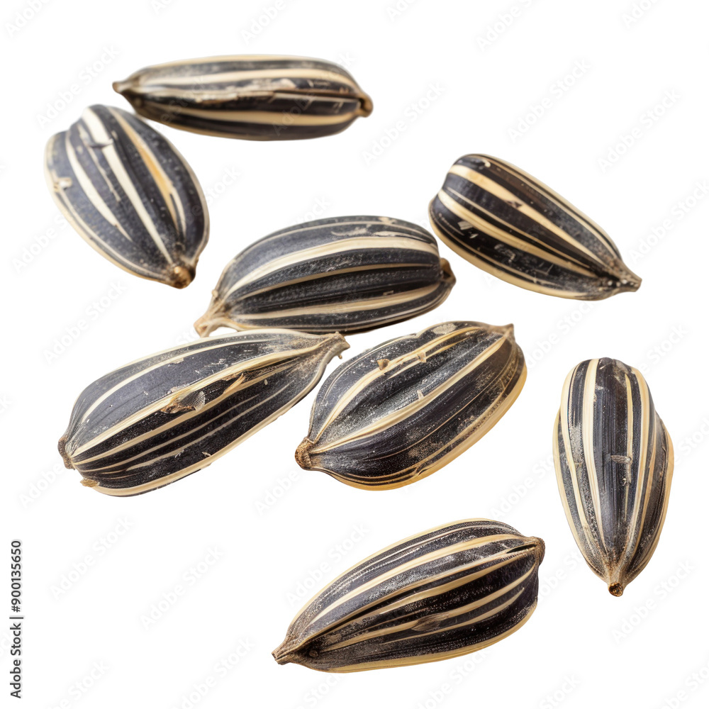 custom made wallpaper toronto digitalClose-Up View of Sunflower Seeds on White Background