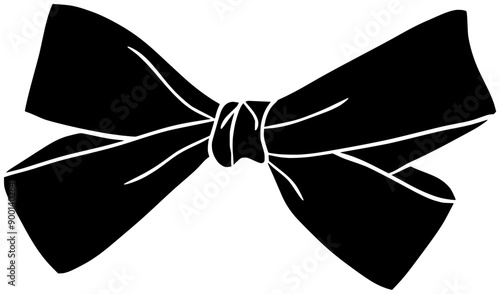 bow illustration tie silhouette fashion logo holiday icon accessory outline decoration ribbon decorative elegant celebration gift father gentleman birthday shape necktie wear elegance for vector