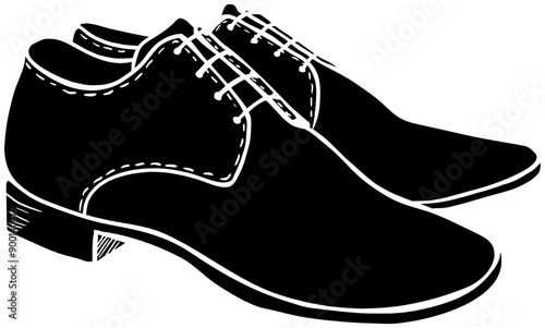 shoe illustration bag silhouette shoes logo belt icon jacket outline leathercraft leather book handmade workshop craft craftsman work shop shape shoemaker tool manufacturing for vector graphic