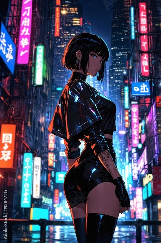 Anime Style Beautiful Female