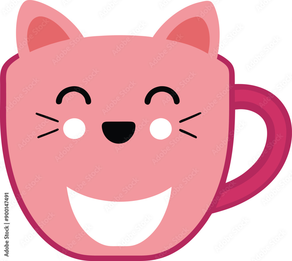 Coffie Cup Cartoon Flat Design Illustration. Vector isolated flat illustration food for poster, menus, brochure, web and icon. Coffie Cup Cartoon Flat Design Illustration. Vector isolated flat illustration food for poster, menus, brochure, web and icon.