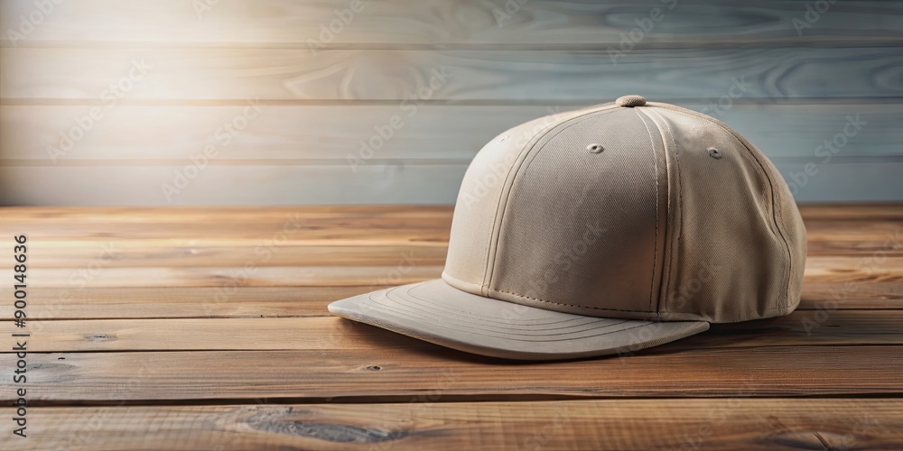 Cap mockup on wooden table with blank space for logo or design, cap, mockup, wooden table, blank, space, logo, design Cap mockup on wooden table with blank space for logo or design, cap, mockup, wooden table, blank, space, logo, design