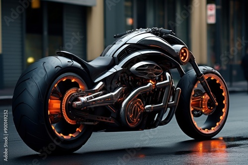 Futuristic Motorcycle,
Cyberpunk Bike,
Sci-Fi Motorcycle,
High-Tech Bike,
Advanced Motorcycle,
Electric Motorcycle,
Sleek Design,
Futuristic Design,
Modern Motorcycle,
Concept Bike,
Next-Gen Motorcycl photo