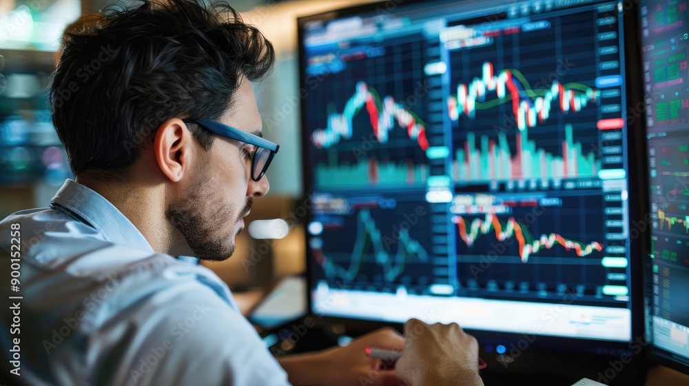 Fototapeta premium Examine the impact of regulatory changes on investment markets