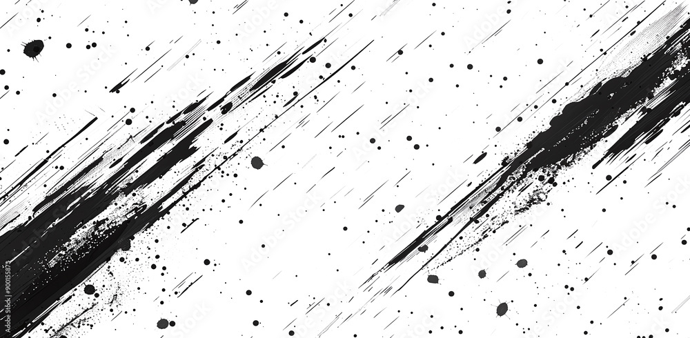 custom made wallpaper toronto digitalAbstract Grunge Splatter Line Pattern on white and transparent background