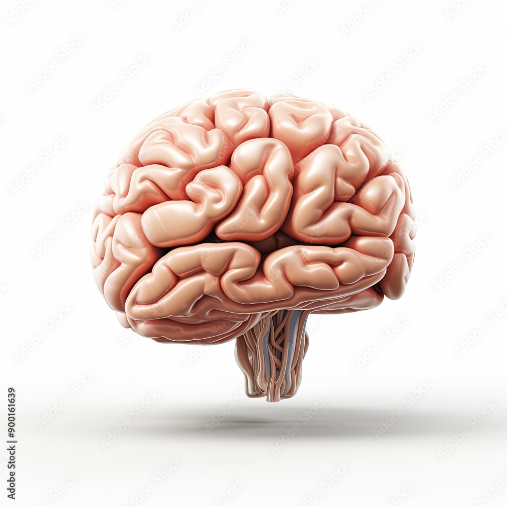 3D rendering of the human brain, a complex control center with billions of neurons managing thought, emotion, behavior, and movement. Ideal for neurology, psychology, science. 3D rendering of the human brain, a complex control center with billions of neurons managing thought, emotion, behavior, and movement. Ideal for neurology, psychology, science.