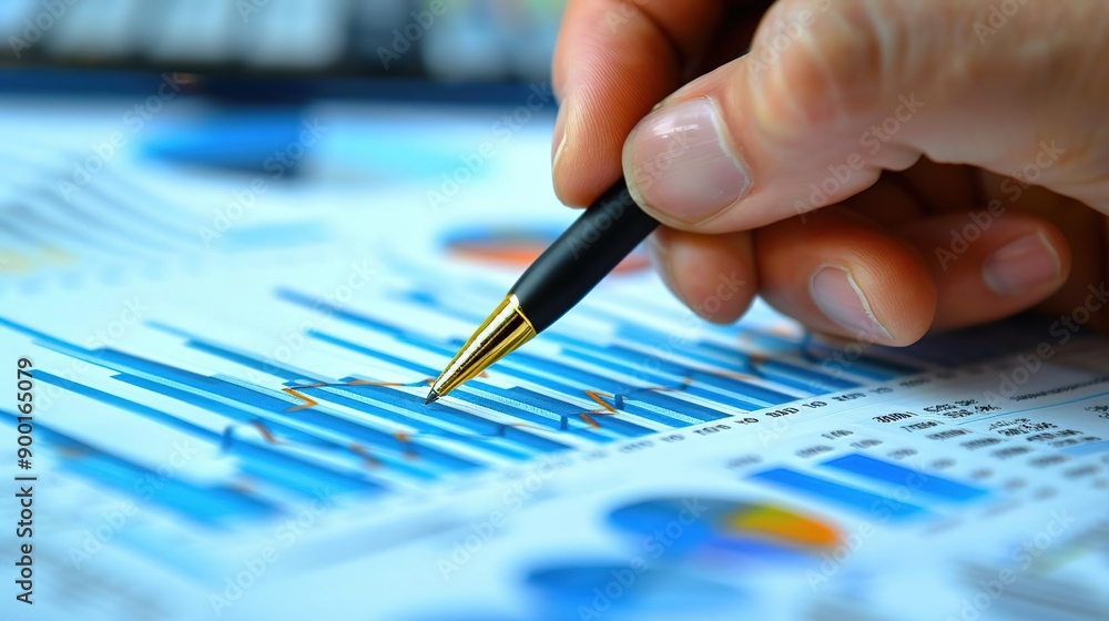 Close-up Photo of Hand Pointing at a Financial Graph Close-up Photo of Hand Pointing at a Financial Graph
