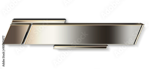Creative lower third label banner