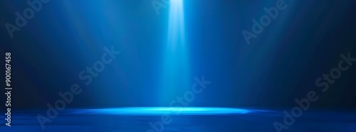 Shiny light on a blue background makes it look mysterious.