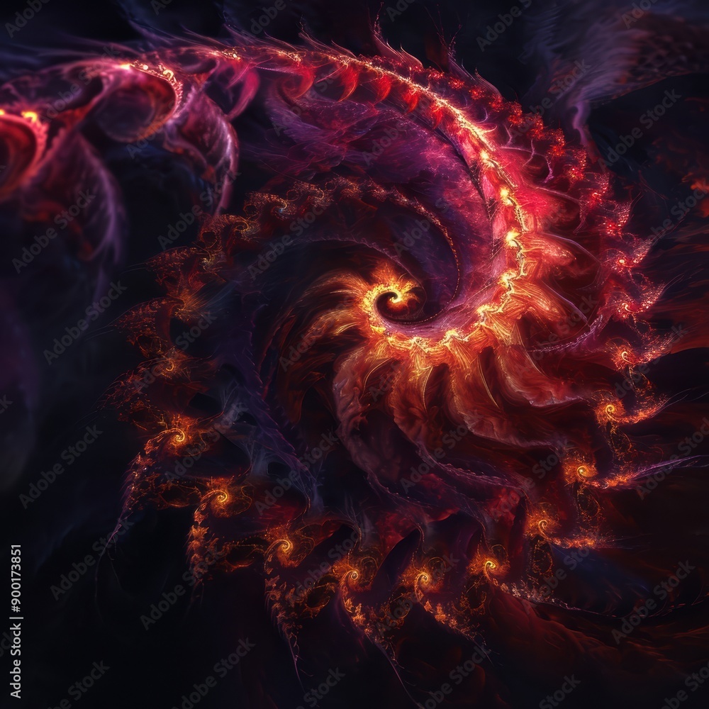 Abstract fractal background. Abstract fractal background.