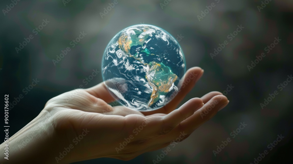 Holding the Earth in Your Hand: A Symbol of Responsibility Holding the Earth in Your Hand: A Symbol of Responsibility