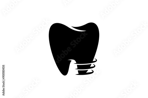 Dental icon, dentist icon. Dental logo icon design vector.