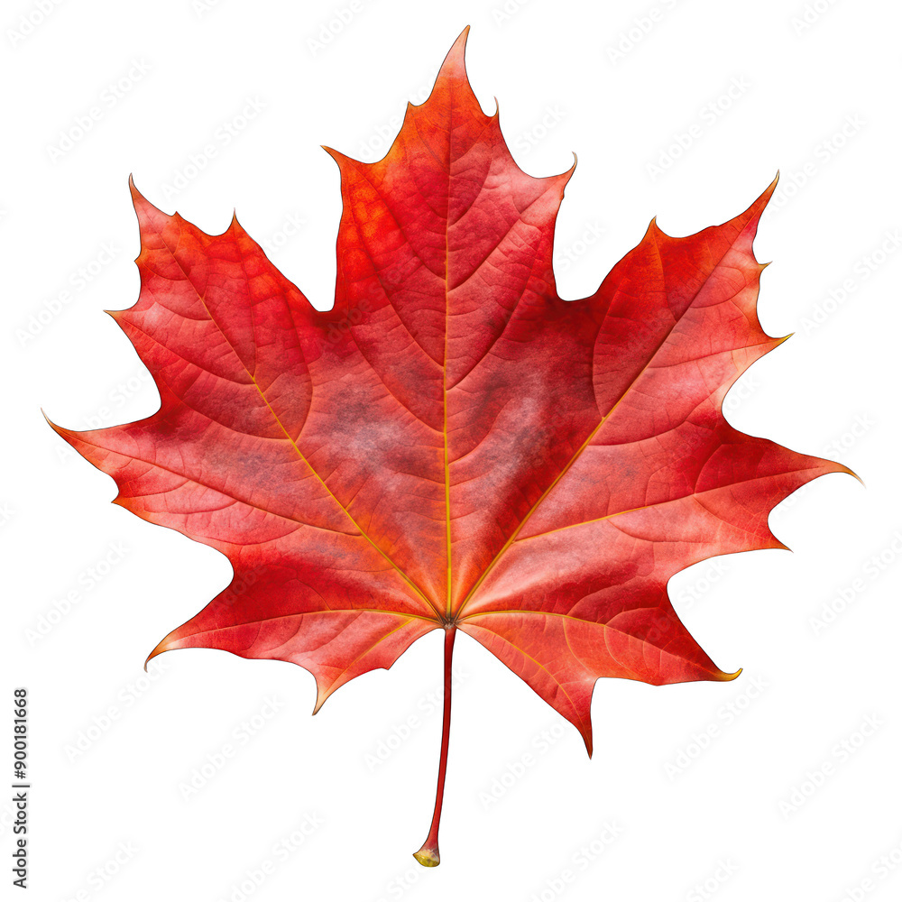 Red maple leaf isolated on transparent background Red maple leaf isolated on transparent background
