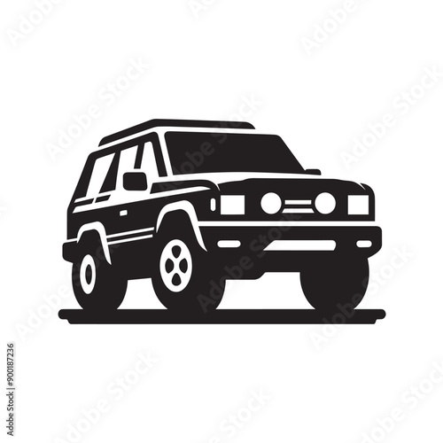 Car Silhouette design, car vector.