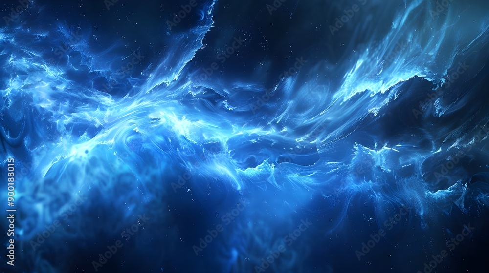 Abstract dynamic wave energy visual vector. Ganerative AI Abstract dynamic wave energy visual vector. Ganerative AI
