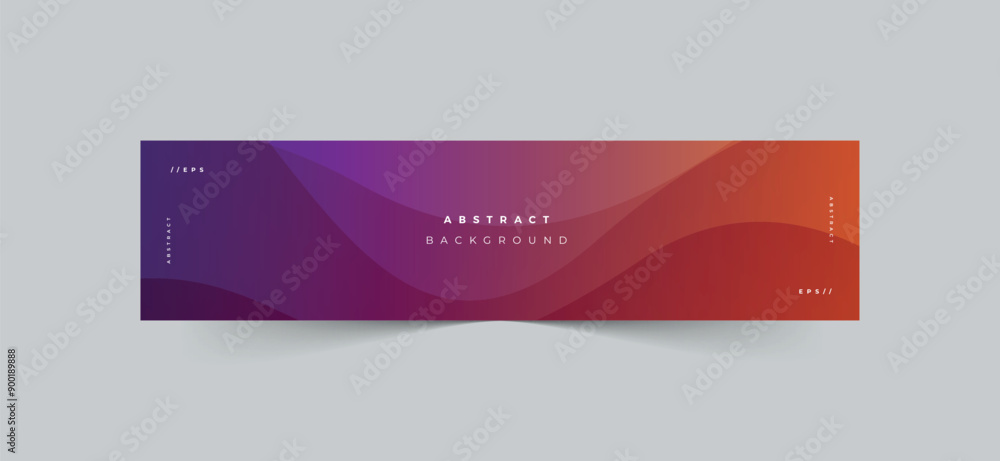 Fototapeta premium Gradient style linkedin banner