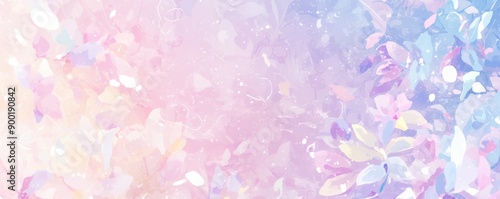 A pastel gradient background with glitter and a seamless pattern featuring a soft and dreamy color palette   © JH