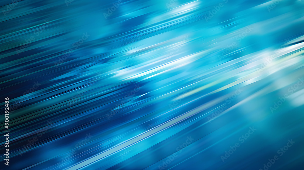 Blue Defocused Blurred Motion Abstract Background, Widescreen Blue Defocused Blurred Motion Abstract Background, Widescreen