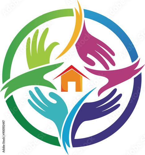 Community care, Community help, Community Health concept vector use for various. 