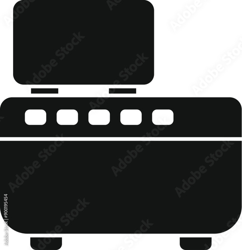 Ultrasound machine displaying internal organs for medical examination and diagnosis