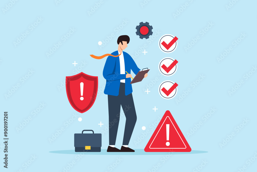Risk assessment and management, identifying potential risks and ...